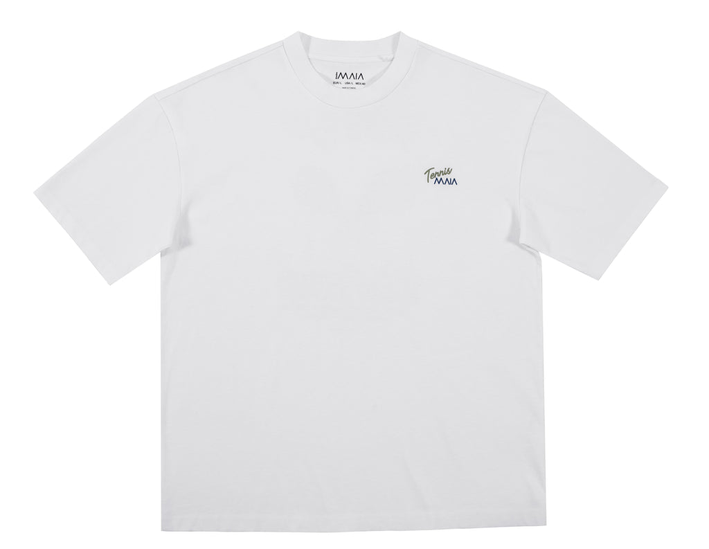 Erkek Tennis Sırt Baskılı Oversize T-shirt