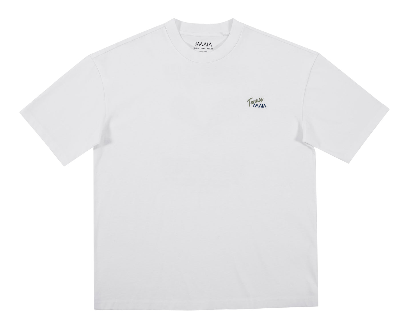 Men's Tennis Back Print Oversize T-shirt 
