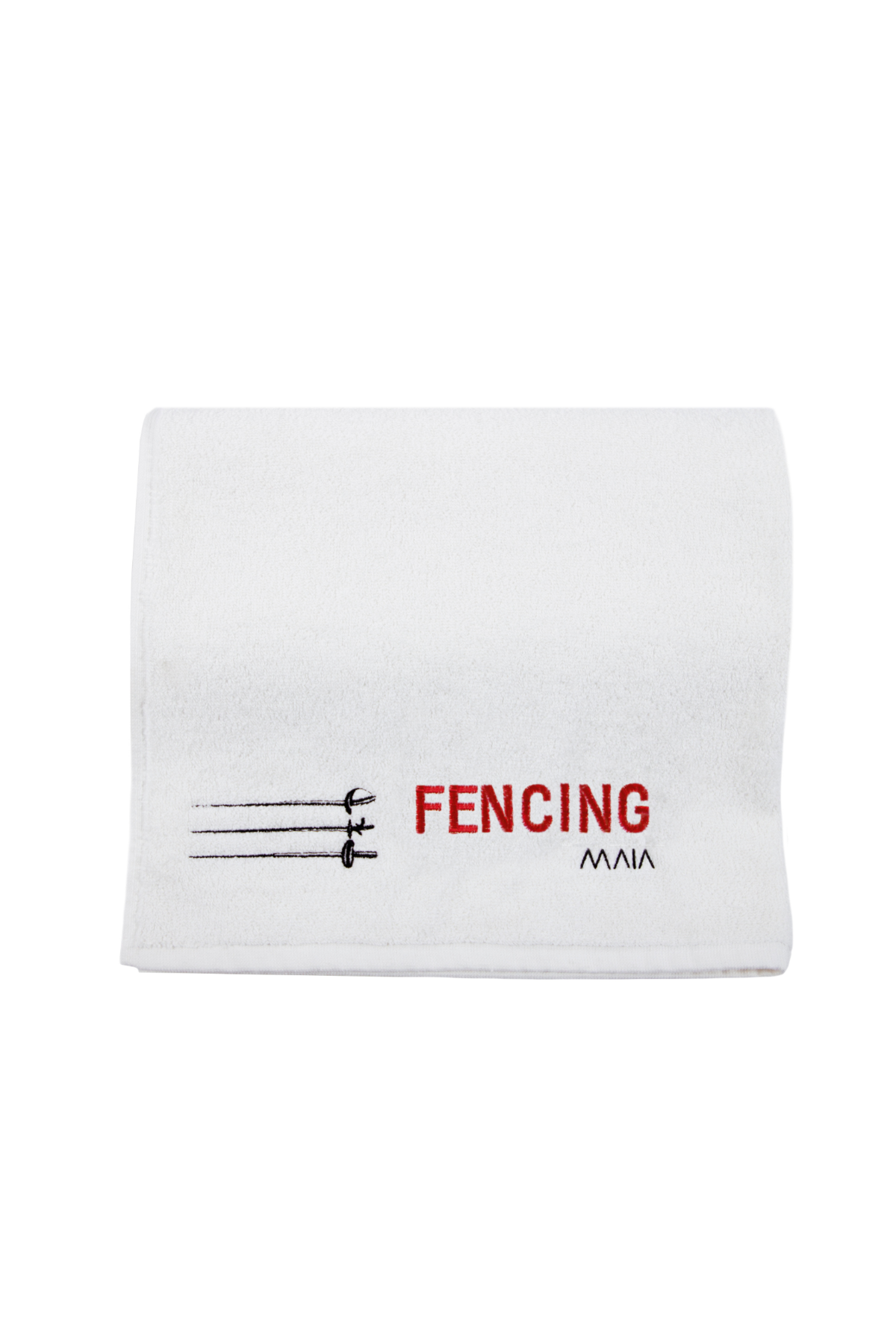 Fencing Embroidered Towel 