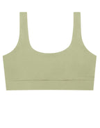 Kadın Yeşil Renkli Kısa Tayt & Bra Takım