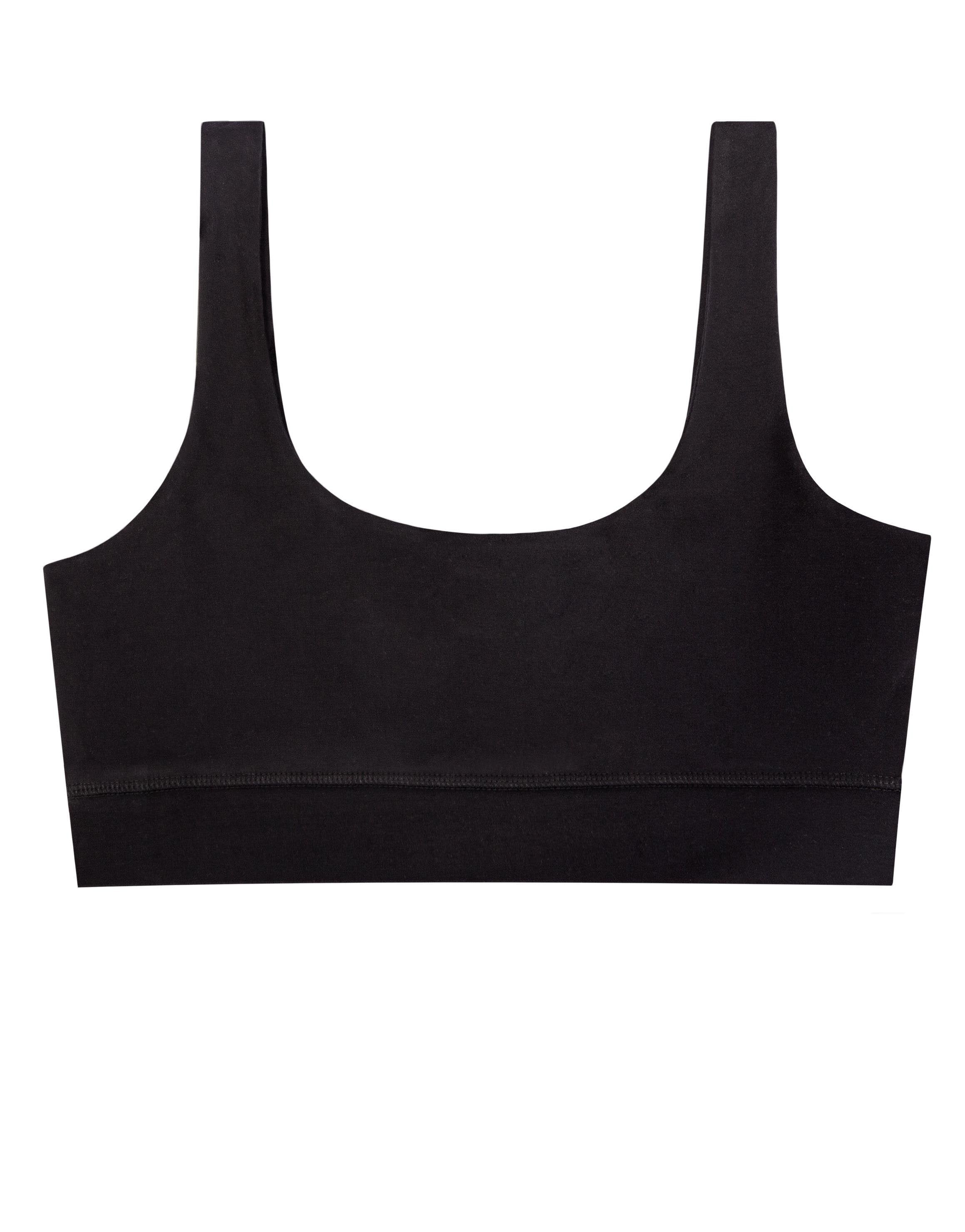 Kadın Siyah Renkli Modal Kısa Tayt & Bra Takım