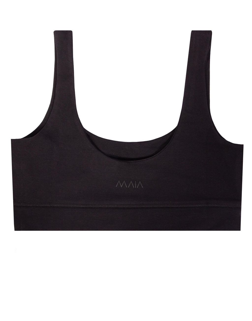 Kadın Siyah Renkli Modal Kısa Tayt & Bra Takım