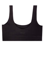 Kadın Siyah Renkli Modal Kısa Tayt & Bra Takım