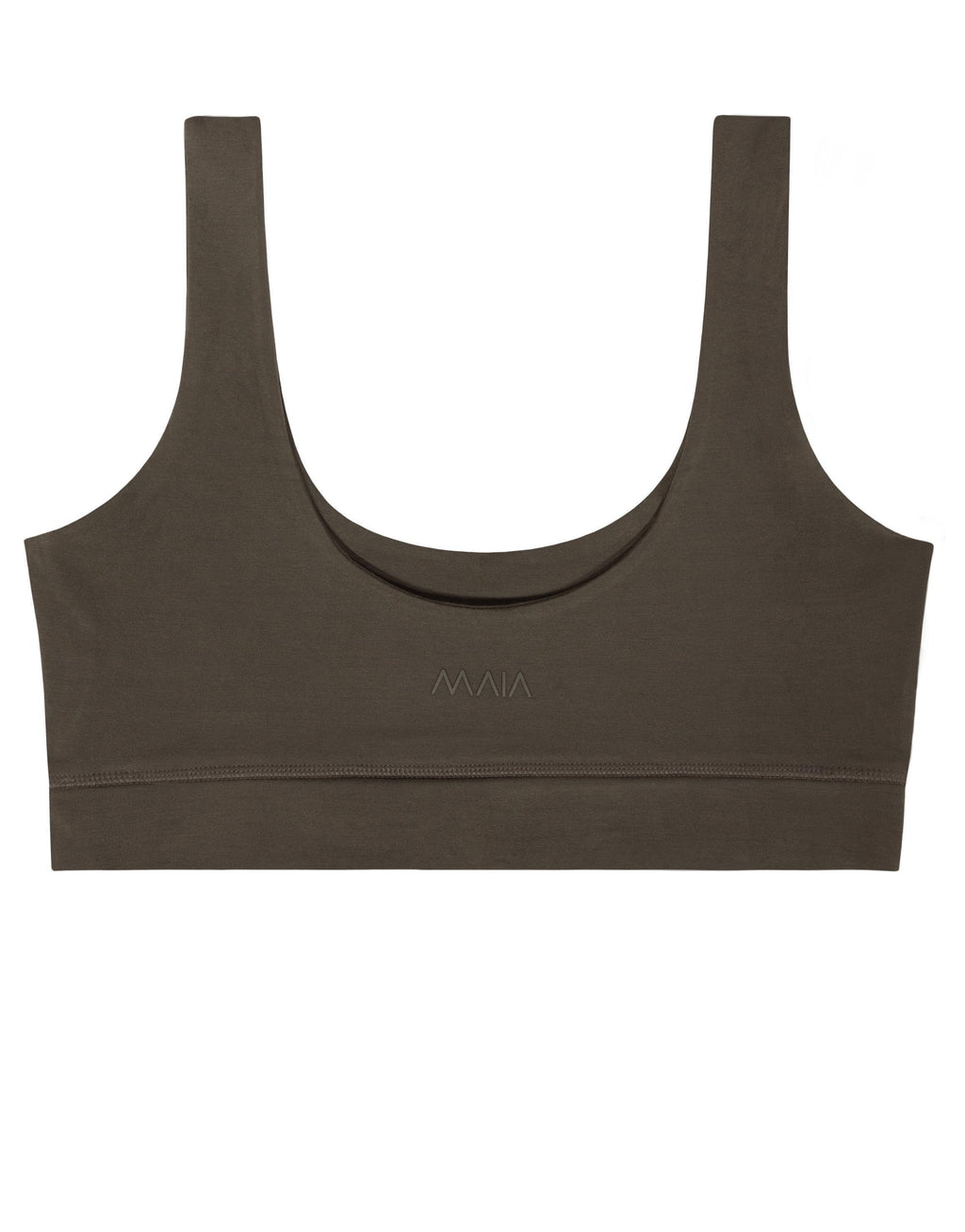 Kadın Kahverengi Modal Kısa Tayt & Bra Takım