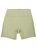 Kadın Yeşil Renkli Kısa Tayt & Bra Takım