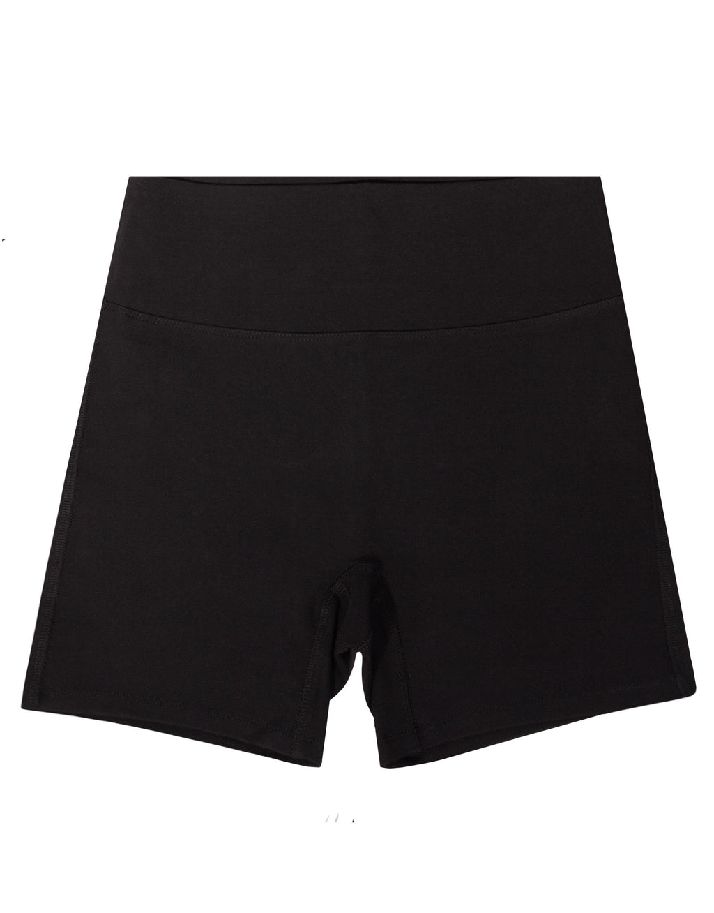 Kadın Siyah Renkli Modal Kısa Tayt & Bra Takım