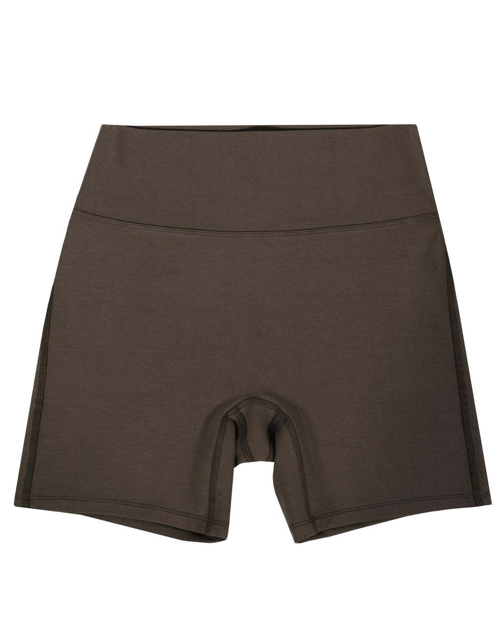 Kadın Kahverengi Modal Kısa Tayt & Bra Takım