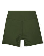 Kadın Haki Renkli Modal Kısa Tayt & Bra Takım