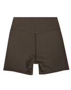 Kadın Kahverengi Modal Kısa Tayt & Bra Takım