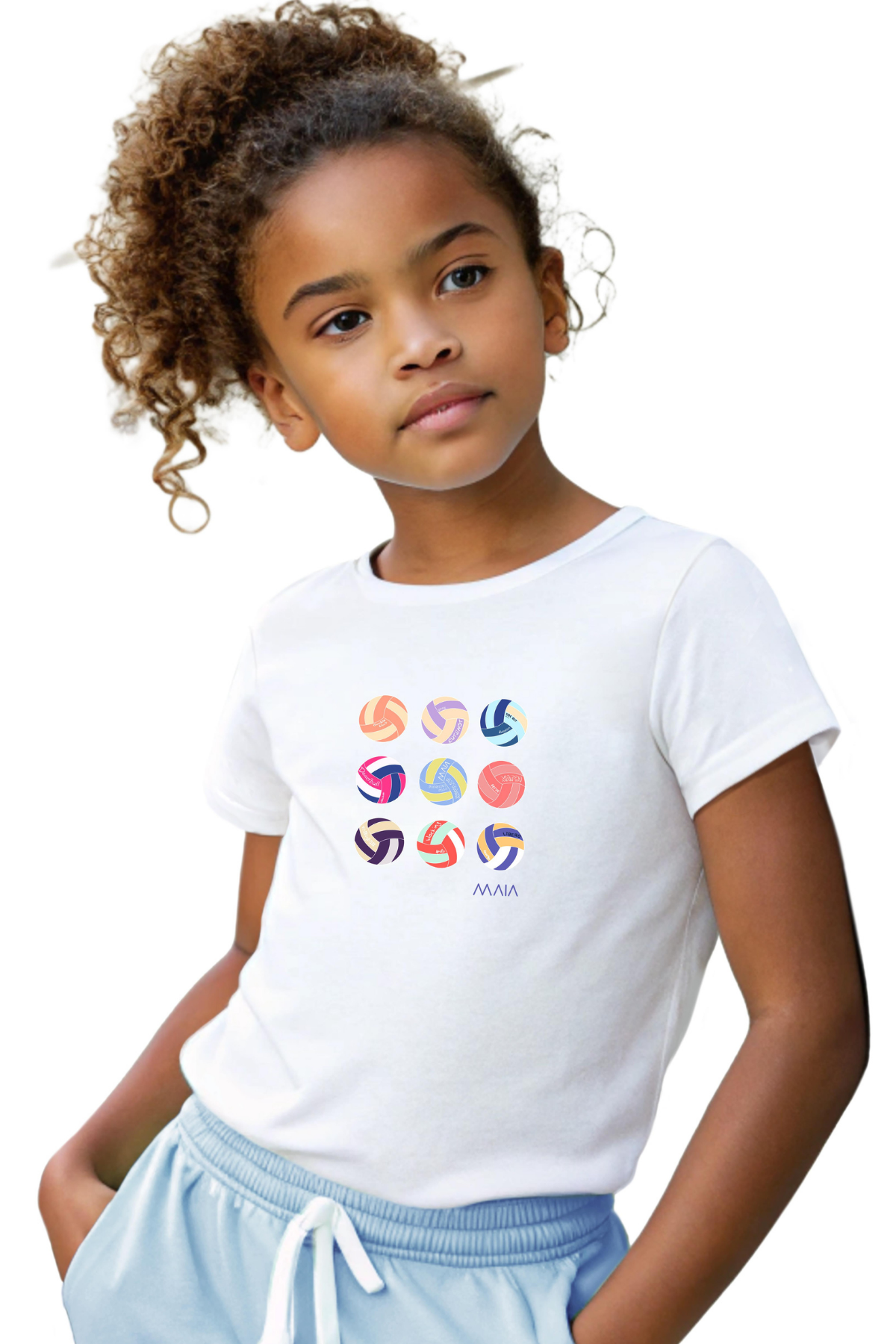 Kız Çocuk Volleyball T-shirt