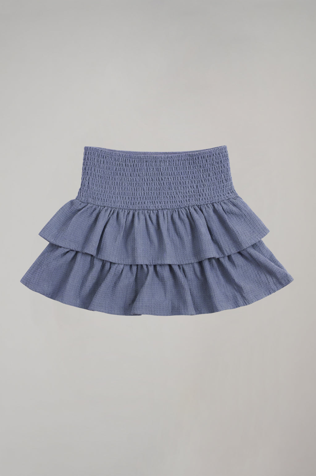 Kız Çocuk İndigo Pileli Etek
