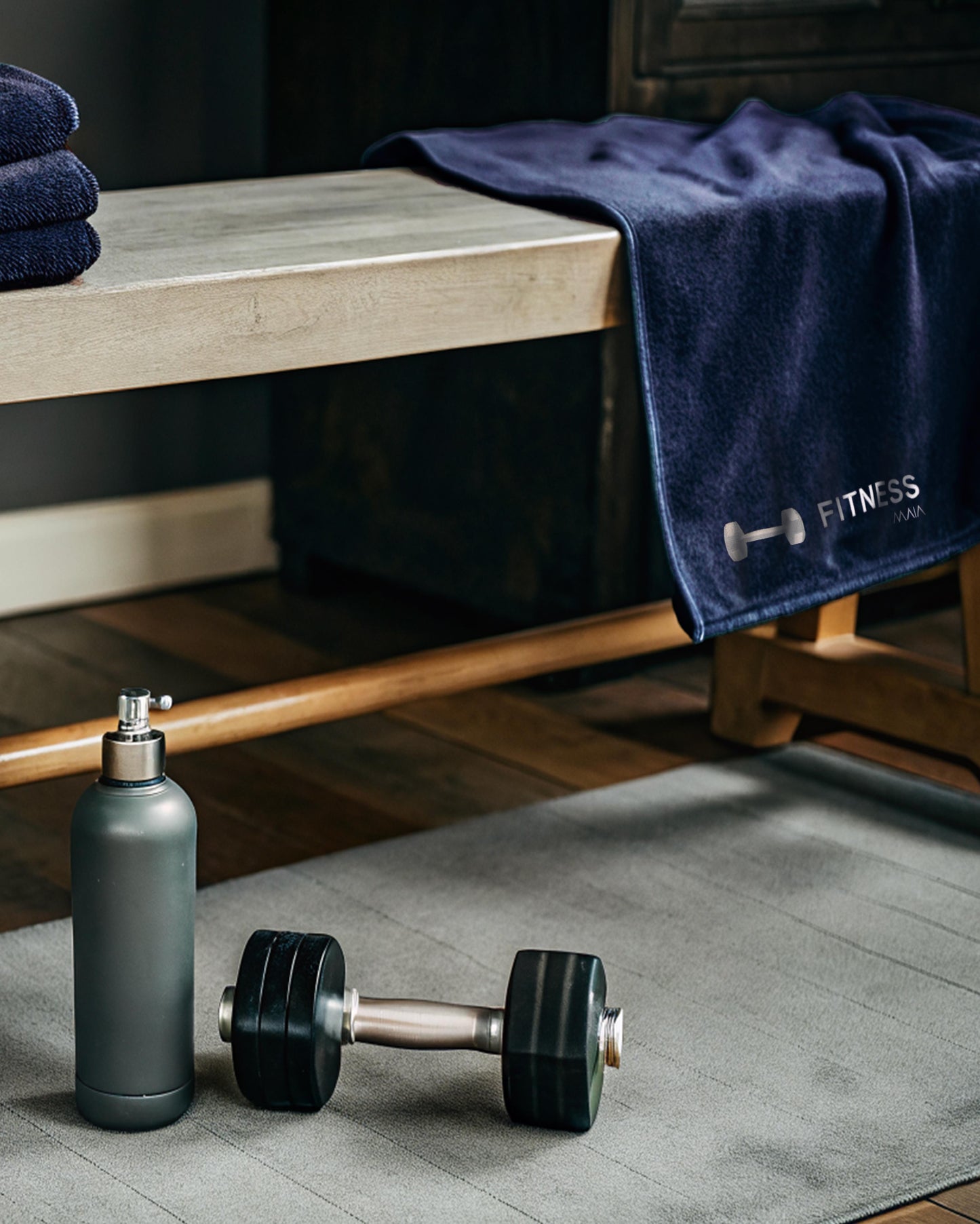 Fitness Embroidered Towel 