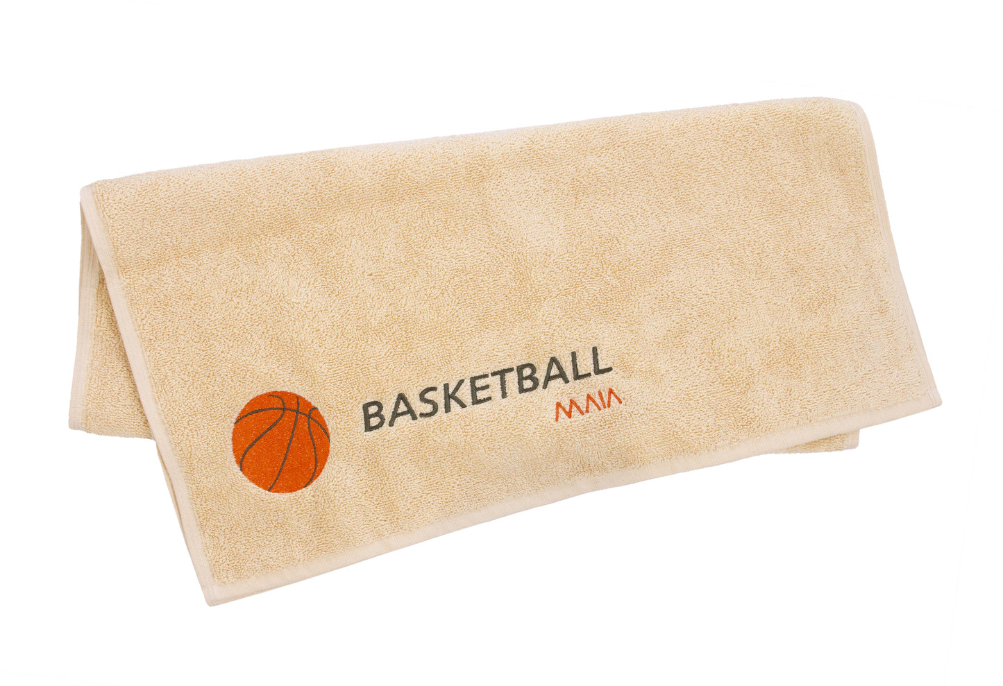 Basketball Embroidered Towel 