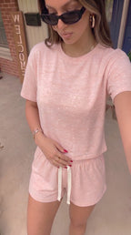 Kadın Yıldız Desenli Pamuklu Pijama Takımı