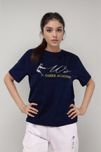 Us Sabre Acadmy Nakış Detaylı Lacivert Tişört