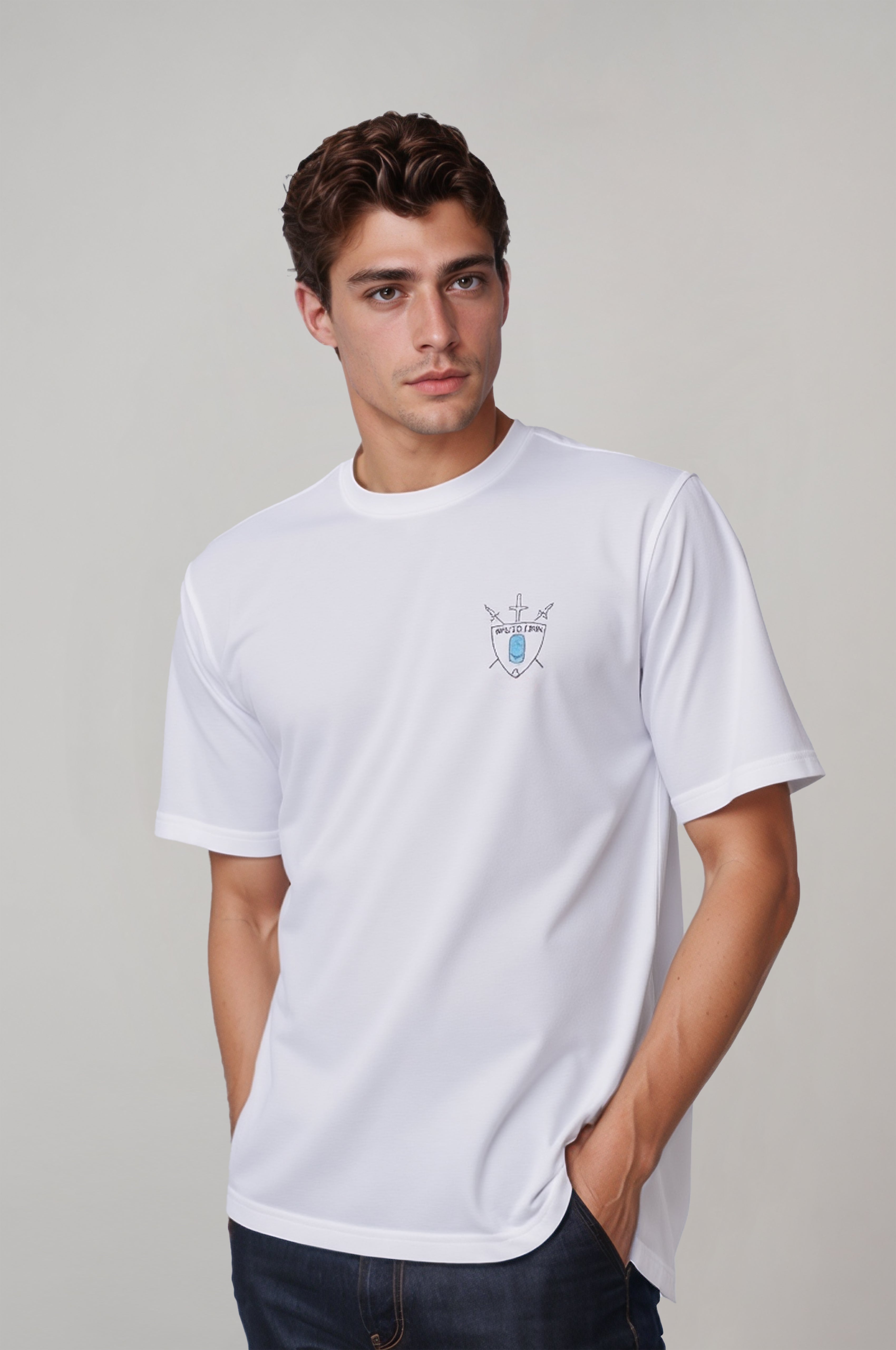 Balestra Eskrim Beyaz Tişört